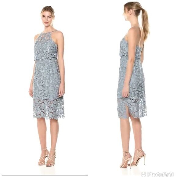 Jenny Yoo Dresses & Skirts - NWT Jenny Yoo Freya Halter Lace Cocktail Party Dress Sz- 18